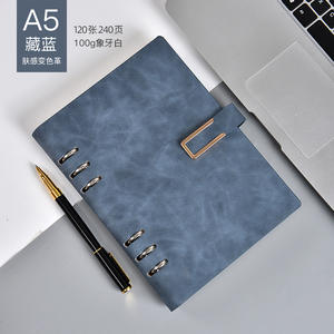 Carnet de notes professionnel A5 personnalisable avec couverture rigide pour les minutes de réunion des employés de bureau, article promotionnel haut de gamme - Product Image 1