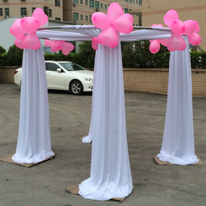 Quick install adjustable event backdrop <b>stand</b> modular <b>pipe</b> and drape kit - Product Image 4