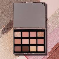 Palette d'ombres à paupières en plastique magnétique personnalisée, fabricant de paillettes chromées, holographique, 12 couleurs, palette d'ombres à paupières nude