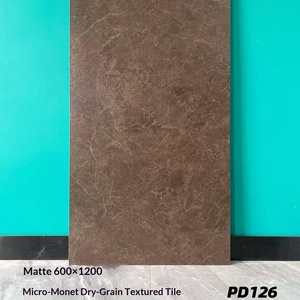 Baldosa cerámica completa mate <span class=keywords><strong>de</strong></span> lujo 600x1200, estilo chino moderno minimalista resistente al desgaste para interior <span class=keywords><strong>de</strong></span> hotel - Product Image 3