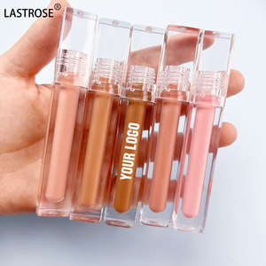 Maquillaje Matte Liquid Lipstick Set Haz tu propio logotipo Pink Nude Clear Lip Gloss Lip Liner Combos Set Lip Gloss Set <span class=keywords><strong>Kit</strong></span> - Product Image 4