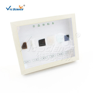 Amorphous specimens, middle school <b>physics</b> experimental teaching aids, teaching instruments for comparing crystalline and - Product Image 5