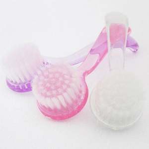 Brosse de nettoyage de poussière en plastique d'art d'ongle professionnel tête ronde maquillage brosse de lavage manucure pédicure outils d'ongle - Product Image 5