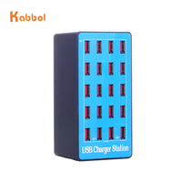 Kabbol portable multiple 15 20 40 60 ports 100w multi port usb chargeur de téléphone/station de charge/hub/pour restaurant hôtel aéroport