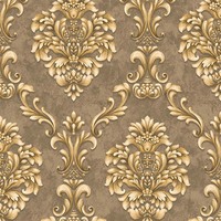 Papier peint damask de salle moderne, tapisserie pour décoration de maison, prix vente en gros