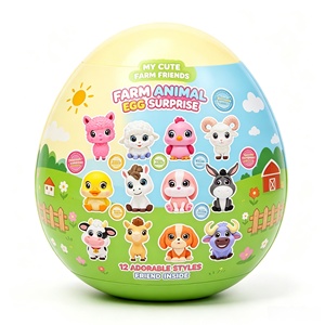 Figuras de PVC de Animales de Granja Coloridos de Dibujos Animados, Mini Figuras de Acción, <span class=keywords><strong>Juguete</strong></span> de Regalo para Niños, Juguetes Coleccionables en Caja Sorpresa, Decoración para Fiestas - Product Image 6
