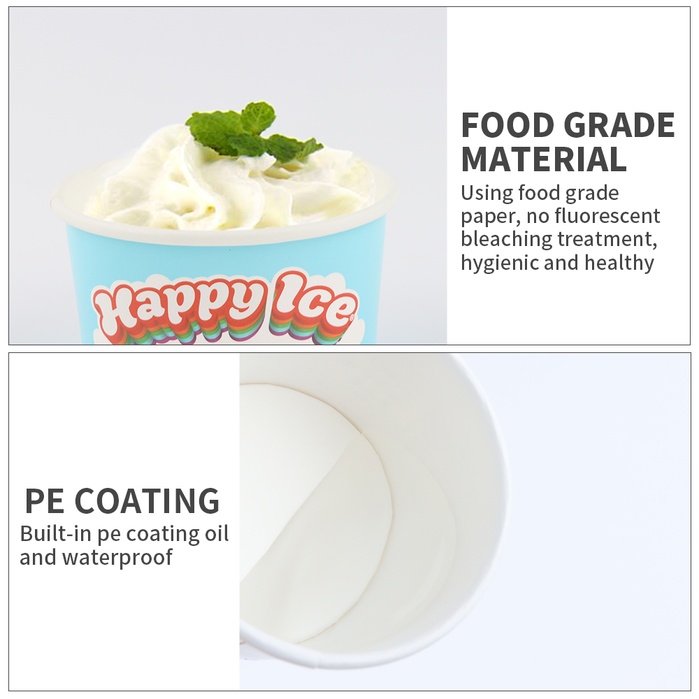 Custom Disposable Soup Paper Bowl Eco Friendly Soup Cup with Logo