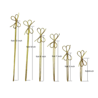 E-Magic Nœuds décoratifs élastiques personnalisés, boucles extensibles métalliques dorées, nœuds élastiques pré-noués pour emballage de boîtes cadeaux