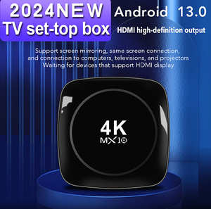 2024 mx10 4k Set Top Box 2.4/5 gam wifi với BT bằng giọng nói từ xa s905l2 thông minh TV BOX ANDROID 13 TV Box - Product Image 5