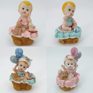 Estatueta de madeira para bebês, artesanato de mão, lembrancinhas para decoração de casa, presente de batismo, resina personalizada, anjo Xiamen, porta, madeira, 960 peças, 280g, ideal para decoração de casa - Product Image 6