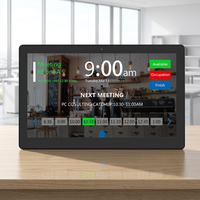 Panel de Reserva de Salas de Reuniones Android 13 de 13.3 Pulgadas, Personalizado OEM, con WiFi, POE, Altavoz Integrado y Pantalla Táctil de 10 Puntos para Oficina Inteligente