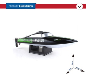 <span class=keywords><strong>Bateau</strong></span> de course électrique sans balais, grande vitesse 2.4g Rtr Rc, pour télécommande Radio, jouet pour enfants et adultes - Product Image 4