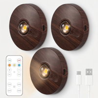 Lampes LED RGB modernes à 13 couleurs avec télécommande, fonctionnant sur piles, pour placard, chambre, mur, armoire, éclairage adhésif