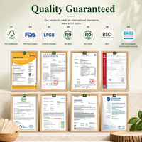 Ensemble de cuillères et fourchettes jetables en bois de bouleau de 160 mm, biodégradables, compostables, écologiques, robustes, pour mariage et fête