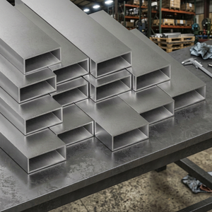 Tube carré en aluminium, profil rectangulaire, section creuse pour la fabrication, la construction et les applications industrielles - Product Image 3