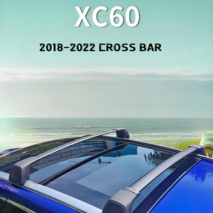 Barres transversales de toit de voiture JOESHIER en alliage d'aluminium 100 kg+ Porte-bagages Installation facile pour Volvo XC60 2018-2022 - Product Image 4