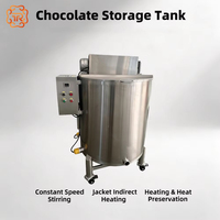 Cuve de fusion de chocolat TUORONG 300L en acier inoxydable avec chauffage électrique et mélangeur