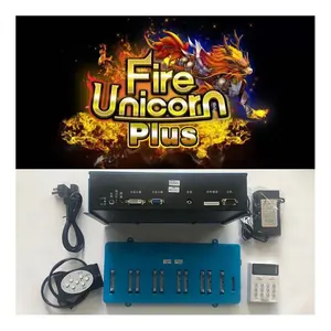 Ocean King 3 Fire Unicorn Plus Fish Table, mesin Game arkade, papan perangkat lunak