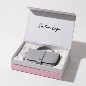 Biodegradable Custom Matte Material Handbag Packaging Handmade <b>Magnetic</b> Gift Paper <b>Box</b> With Logo - Product Image 3