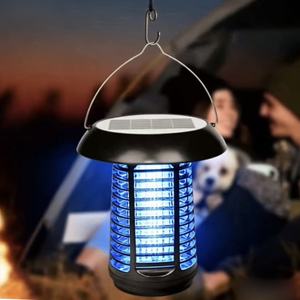 Lámpara Mata Insectos Recargable Ecológica con LED UV <span class=keywords><strong>Solar</strong></span> para Control de Plagas, Trampa para Mosquitos y Moscas, Cobertura de 50-100 m² - Product Image 2