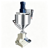 Machine de remplissage de pâte à chaud avec trémie de mélange chauffante et remplisseur à piston pneumatique pour pâte thermique et matériaux cireux