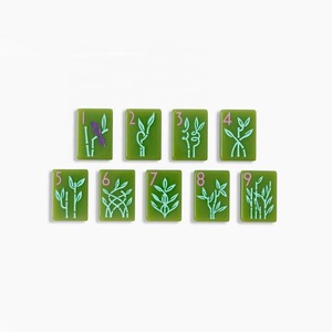 <span class=keywords><strong>Juego</strong></span> <span class=keywords><strong>de</strong></span> Mahjong <span class=keywords><strong>de</strong></span> Acrílico Verde <span class=keywords><strong>de</strong></span> Lujo Personalizado, 160 Piezas, Portátil, <span class=keywords><strong>de</strong></span> Una Sola Capa, Fichas <span class=keywords><strong>de</strong></span> Mahjong Americanas Grabadas - Product Image 2