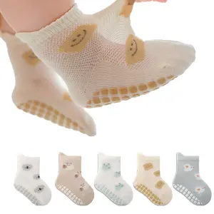 frühling sommer baby socken neugeborene kinder bodensocken baumwolle atmungsaktiv schweißabsorbierend rutschfest kleinkind günstig