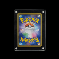 Boîte mystère OEM personnalisée pour cartes Pokémon anime givrées 63x88, avec protection antichoc en polycarbonate acrylique gradué