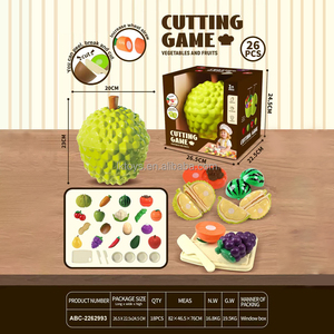 Juego <span class=keywords><strong>de</strong></span> Comida <span class=keywords><strong>de</strong></span> Juguete LK Toys, Juguetes <span class=keywords><strong>de</strong></span> Cortar con Cajas <span class=keywords><strong>de</strong></span> Durian, Juego <span class=keywords><strong>de</strong></span> Imitación Montessori para Niños Pequeños, Cortar Sandía, Caqui y Uva - Product Image 2
