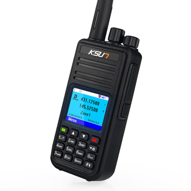 KSUN KSX-DM9 Civil High Power DMR Digital Walkie Talkie Outdoor UV Dual Band GPS Positioning Encrypted Two Way Radio