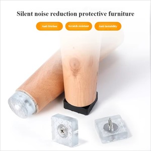 Patins de protection en silicone <span class=keywords><strong>pour</strong></span> pieds de meubles, souples, antidérapants, lavables et réutilisables <span class=keywords><strong>pour</strong></span> tables, chaises, canapés et tabourets, protection du sol - Product Image 4