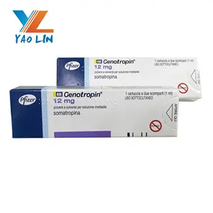 医薬品ラベルとボックスを包装するプロモーションフルセットGenotropin