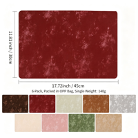 Tapis isolant de luxe en soie à motifs, double face, pour table à manger, cuisine, décoration de mariage et de fête