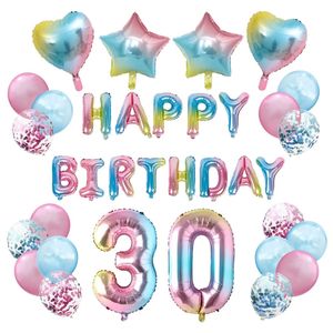 16 pollici nuove vendite dirette della fabbrica di alta qualità e Boutique impermeabile per la decorazione della festa di compleanno forniture per bambini palloncino Set