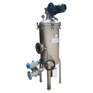 Endüstriyel kimyasal/bal/boya filtrasyon kazıyıcı tipi otomatik kendini temizleme filtre yuvası makinesi