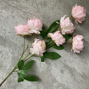 ช่อดอกไม้ประดิษฐ์6หัวทำด้วยมืองาน SN-PY03สวยงามทนทานสำหรับงานแต่งงานบ้านโรงแรมถ่ายภาพวันแม่ - Product Image 6