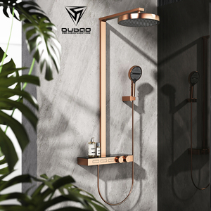 Sistema <span class=keywords><strong>Doccia</strong></span> a Pioggia di Lusso da Parete, Moderno e di Alta Gamma, Set <span class=keywords><strong>Doccia</strong></span> a 3 Vie in Ottone per Bagno e <span class=keywords><strong>Doccia</strong></span>, per la Casa - Product Image 2