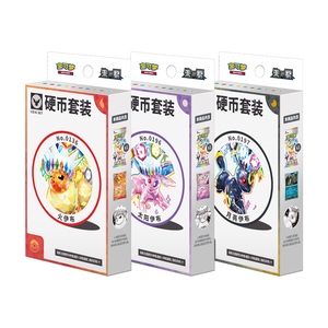 Pré-vente – Coffret de pièces de monnaie Pokémon TCG 151 Terastal Festival CSV9.5C authentique et scellé – Boîte cadeau booster Famille Eevee – Édition chinoise - Product Image 3