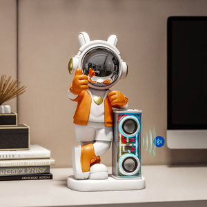 ลำโพงบลูทูธรูปนักบินอวกาศ พร้อมไฟ RGB ตกแต่งห้องนั่งเล่นสุดสร้างสรรค์ ของขวัญวันเกิด - Product Image 2