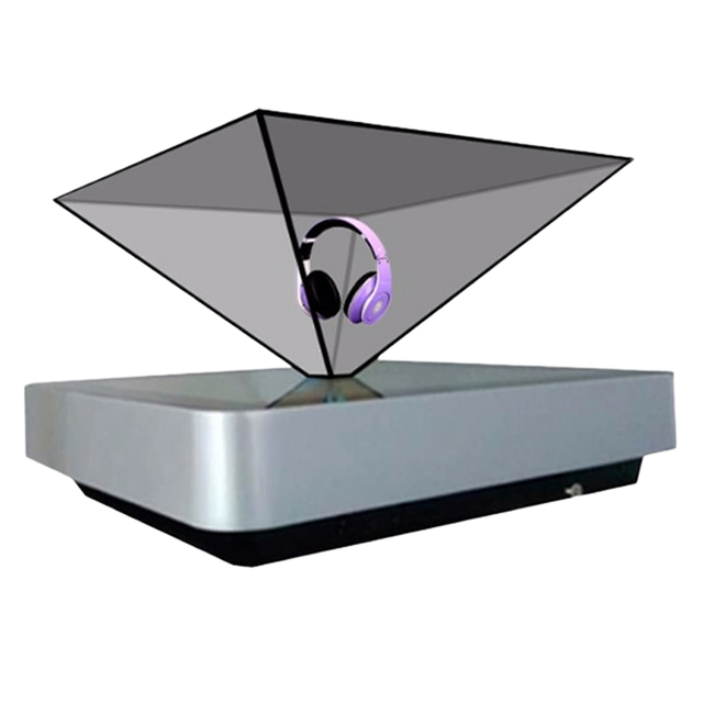 Durable 3D Holographic Display Cabinet Transparent Glass 180°/270°/ 360° 3D Stereo Phantom Imaging Holographic Trade Shows
