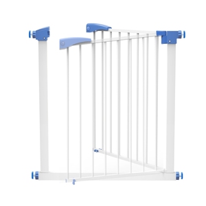 Barrière de sécurité pour enfants et animaux de compagnie Prodigy SG005, réglable, fermeture à bouton, glissière pour escalier/porte, montage par pression, barrière pour petits animaux - Product Image 6