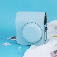 Instax Mini Fuji Films étui pour appareil photo sac en cuir PU sac pour appareil photo instantané pour Fujifilm Instax Mini40