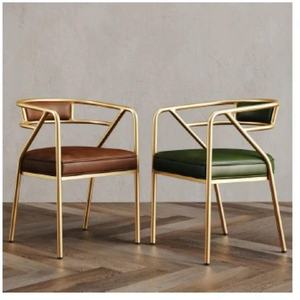 Chaise de salle à manger nordique de luxe contemporaine, design artistique exquis en matériau - Product Image 6