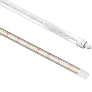 Customized T8 LED Grow Light Tube With Waterproof Full Spectrum For Plants Vegetable Lettuce Spinach Growing Farm Used