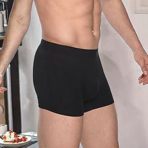 Shorts de boxer pour incontinence adulte, respirants, en coton tricoté avec élasthanne, avec coussinets absorbants - Product Image 2