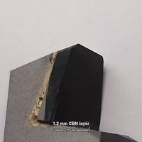 High Precision CBN Thread Cutter Custom V-Profile Insert for White Cast Iron Long Tool Life Factory Direct