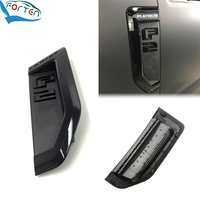 Accessoires de voiture Autocollants latéraux Lettre F250 F350 Emblème de voiture Badge 17-23 SuperDuty Lariat Sport Blackout Package Emblèmes de ventilation des ailes