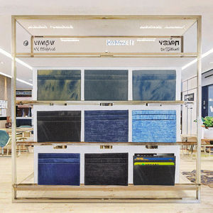 WRIZA Porte-cartes en jean personnalisé avec motif, protection RFID, portefeuille fin pour cartes de crédit, étui minimaliste en jean pour cartes de visite - Product Image 3