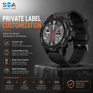 Fabrik-Großhandel Outdoor GPS Smartwatch 5ATM Wasserdicht AMOLED Anpassbares Logo Sport-Smartwatch mit <span class=keywords><strong>Bluetooth</strong></span>-Anruffunktion - Product Image 2