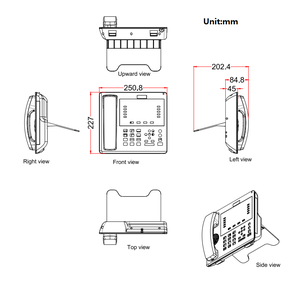 Teléfono IP de Escritorio de Alta Calidad a Buen Precio de Fabricante, Teléfono IP de Oficina con <span class=keywords><strong>6</strong></span> Líneas SIP en Venta, KNPL-700 - Product Image 4